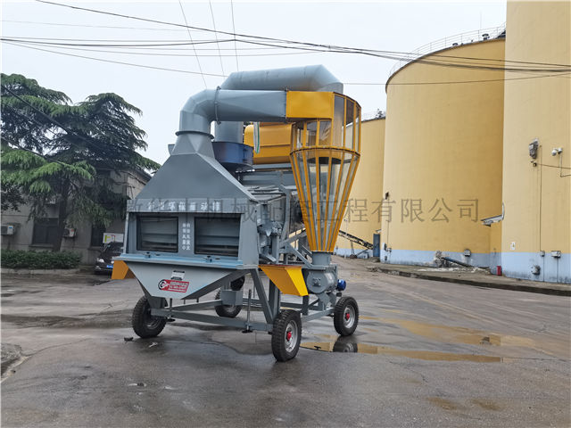 Enamel paint type environmental protection single cleaning vibrating screen in the grain depot