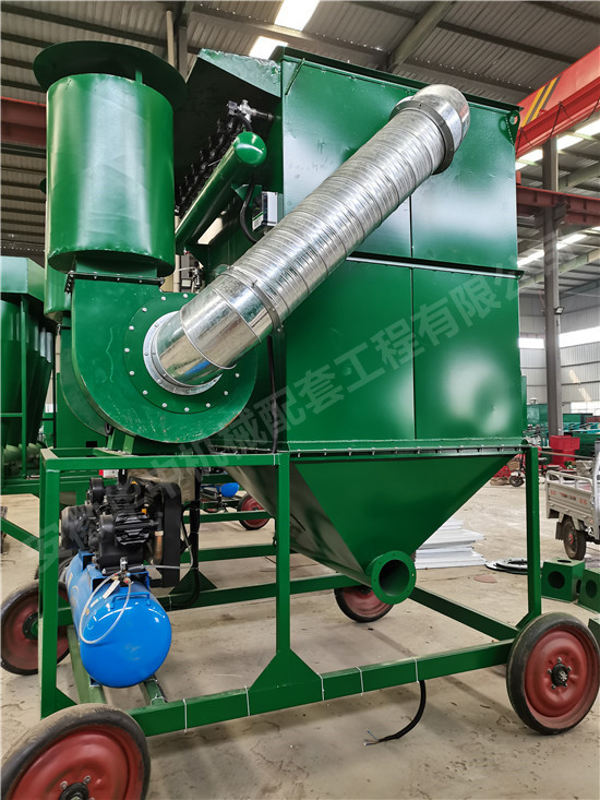 小型脉冲除尘器侧面图片（双风道）