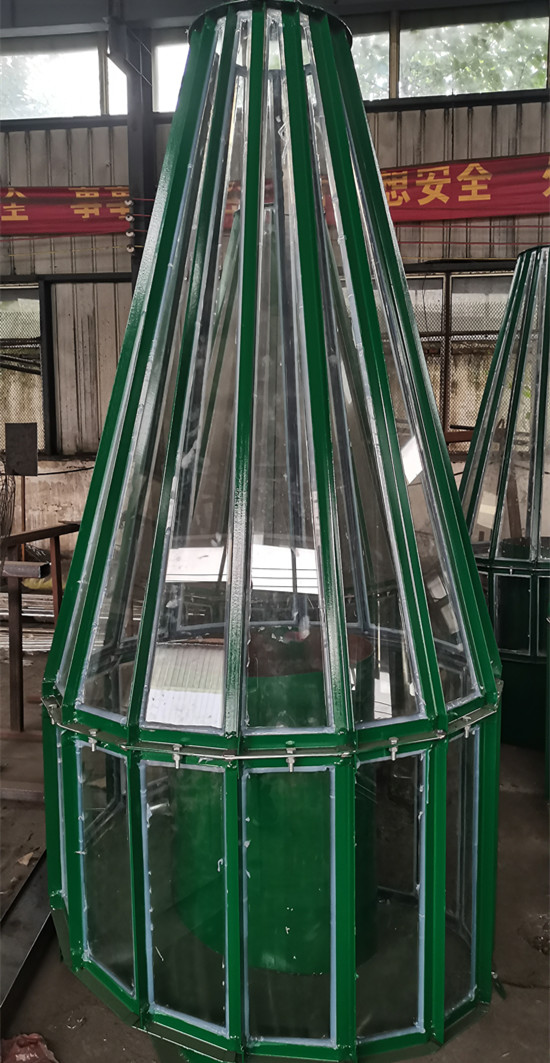 Glass spiral brake device