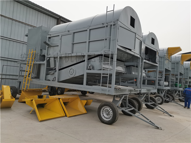 Customized paint environmental protection cylindrical grain cleaner in factory